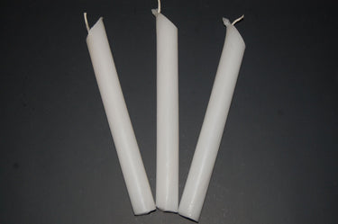 White UV Blacklight Reactive Drip Candles
